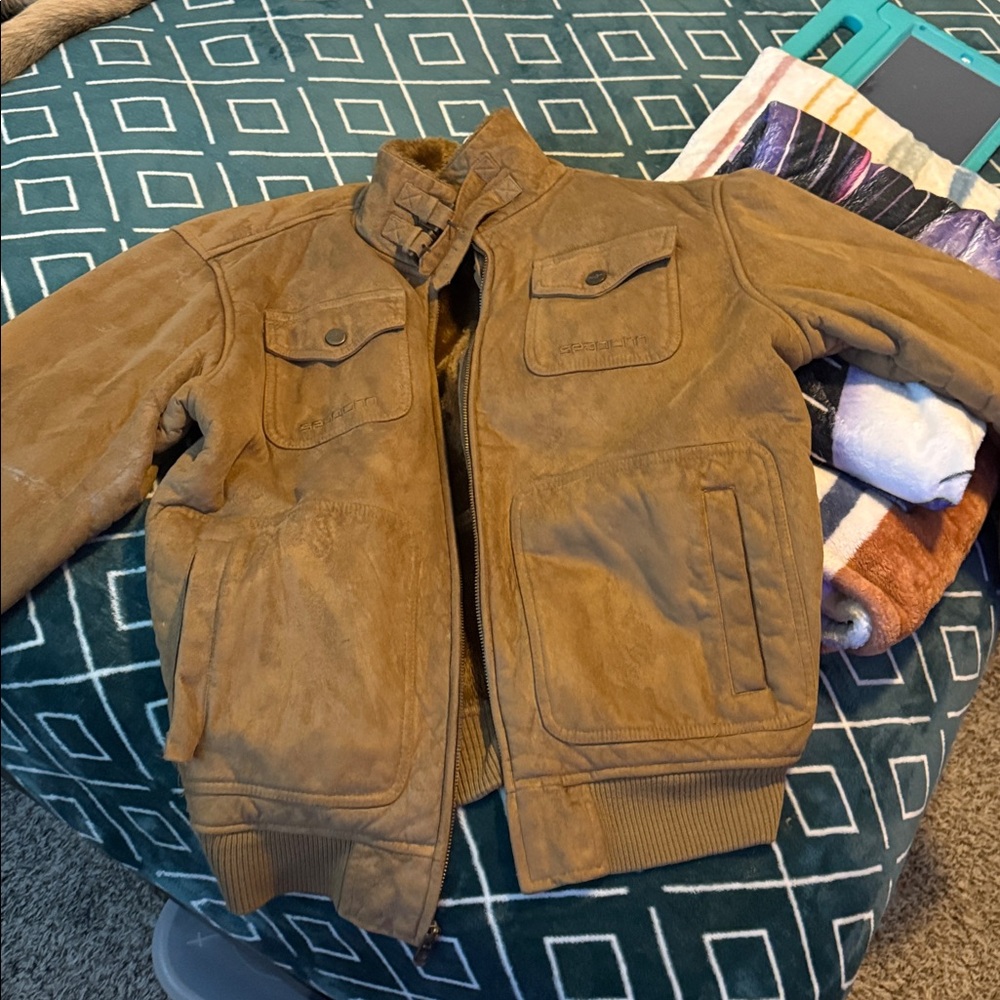 Sean John Brown Bomber Jacket